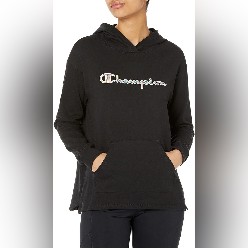 Champion Woman’s 2x Black Pull-Over Hoodie